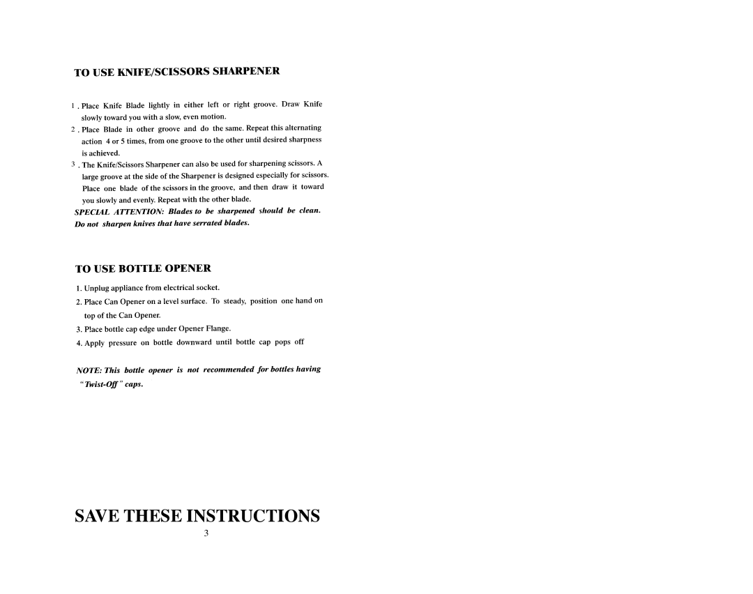 Continental Electric CE22261 instruction manual 