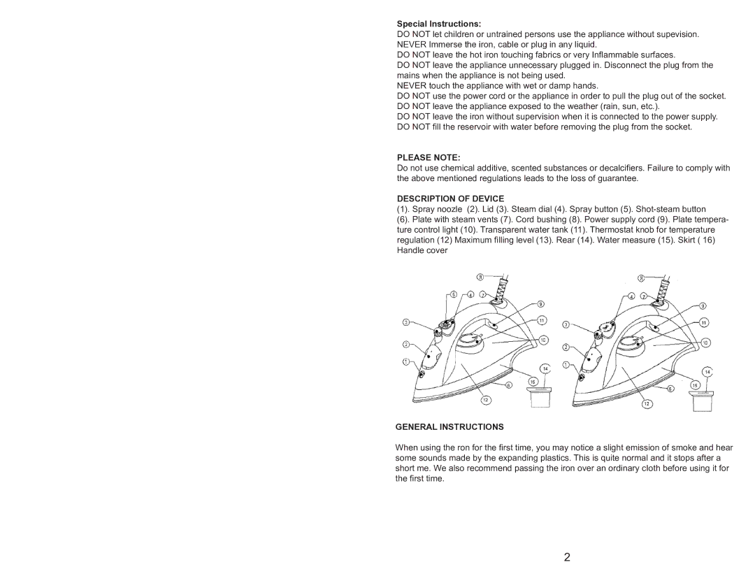 Continental Electric CE23111 user manual Please Note 