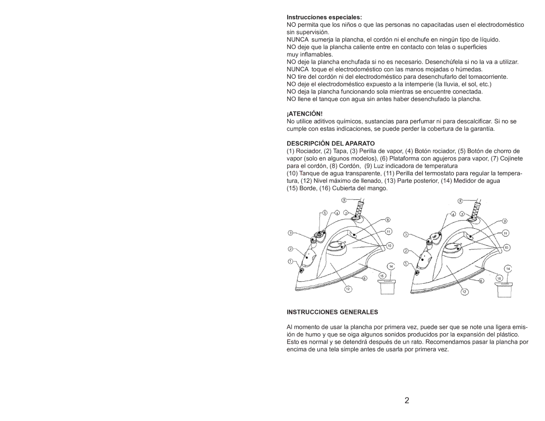 Continental Electric CE23111 user manual ¡Atención 