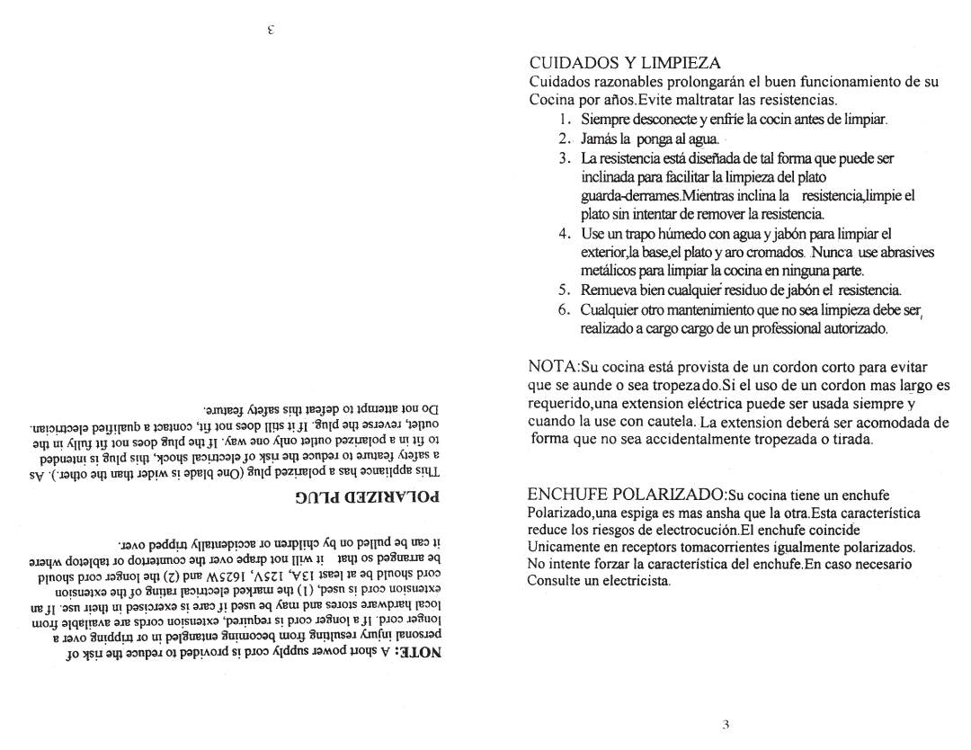 Continental Electric CE23319 instruction manual 