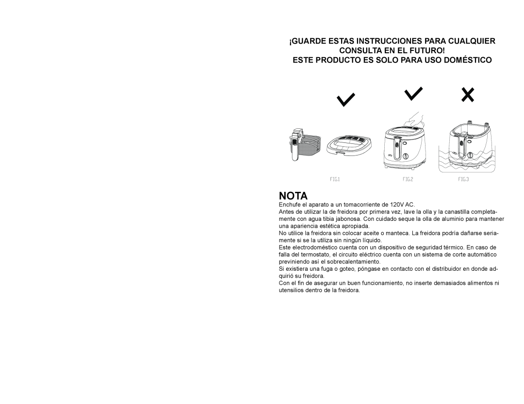 Continental Electric CE23379 user manual Nota, ¡Guarde Estas Instrucciones Para Cualquier Consulta En El Futuro 