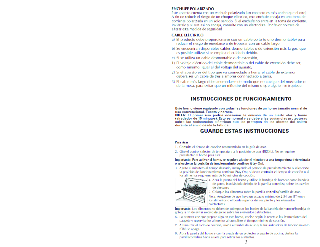 Continental Electric CE23531 instruction manual 