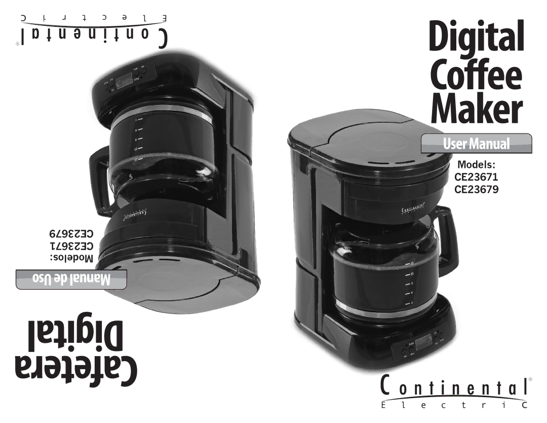 Continental Electric CE23671, CE23679 user manual Digital 