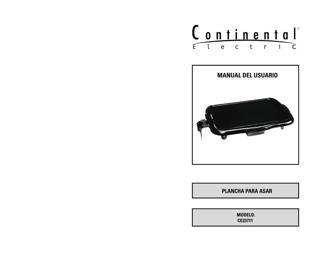 Continental Electric CE23711 instruction manual Manual DEL Usuario 