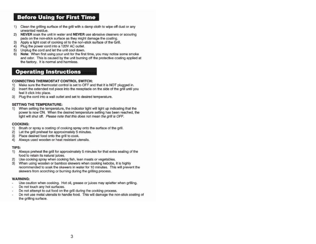 Continental Electric CE23751 instruction manual 