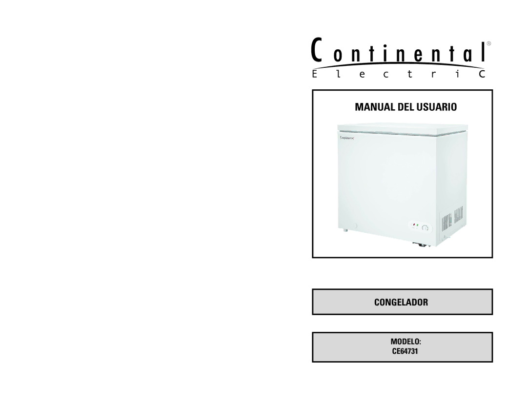 Continental Electric CE64731 instruction manual Manual DEL Usuario 