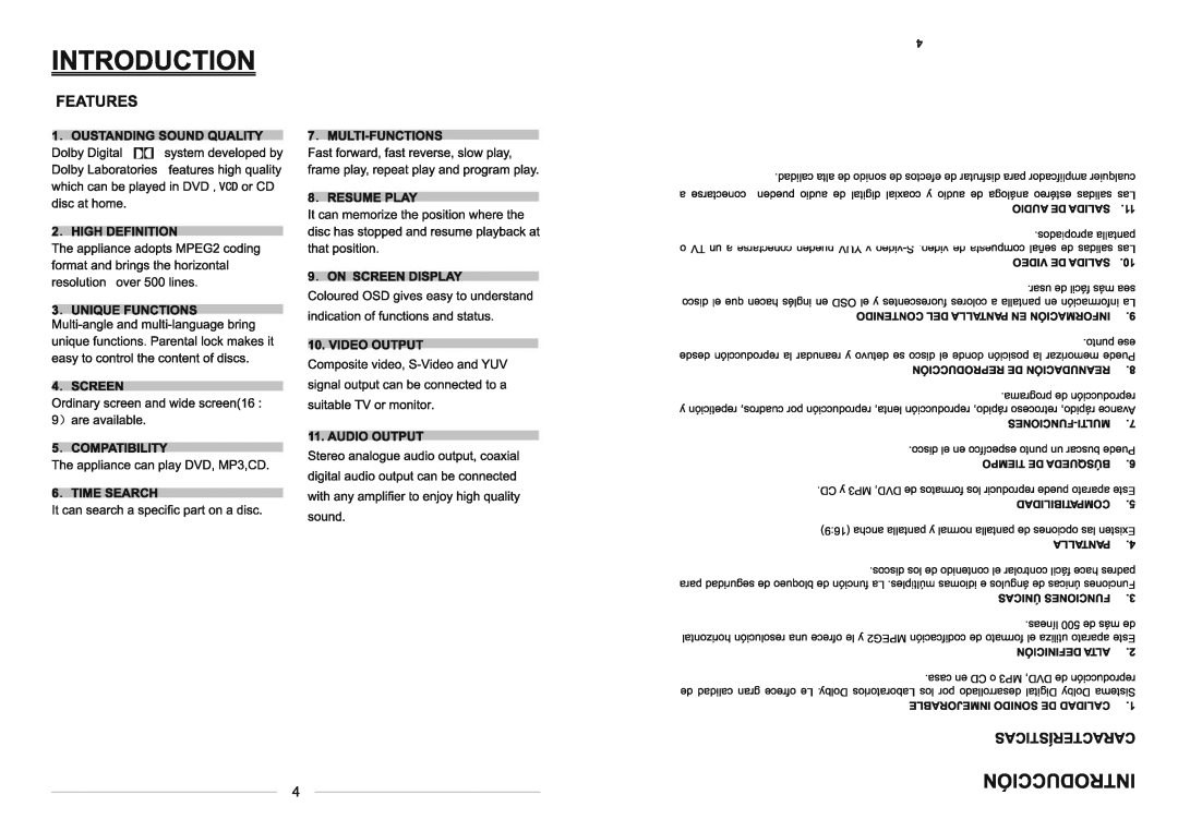 Continental Electric CEDVD92245 instruction manual 