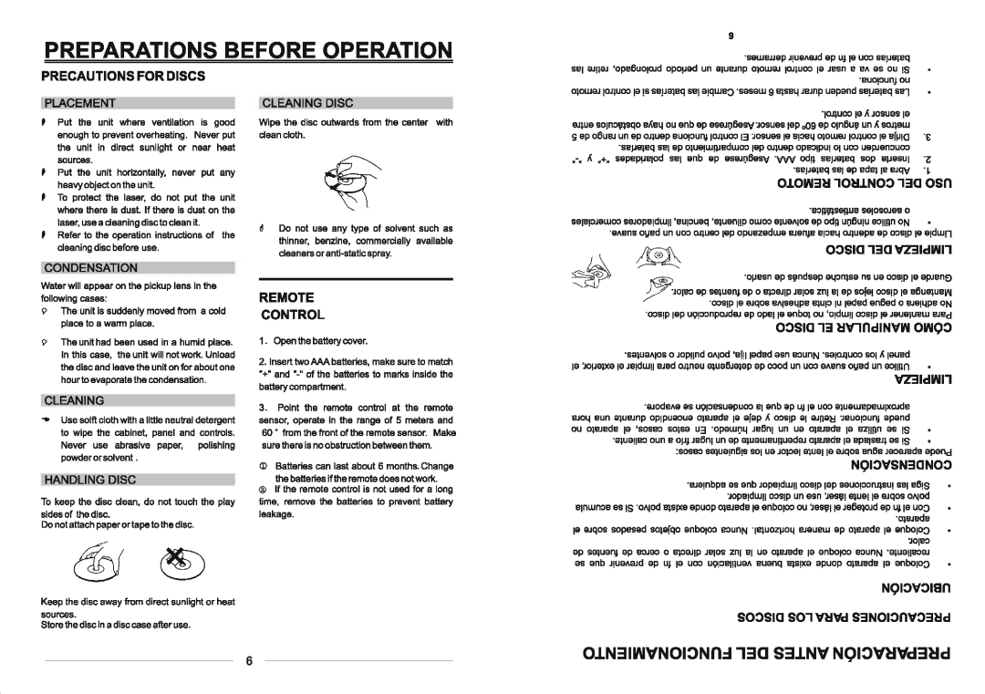 Continental Electric CEDVD92245 instruction manual 