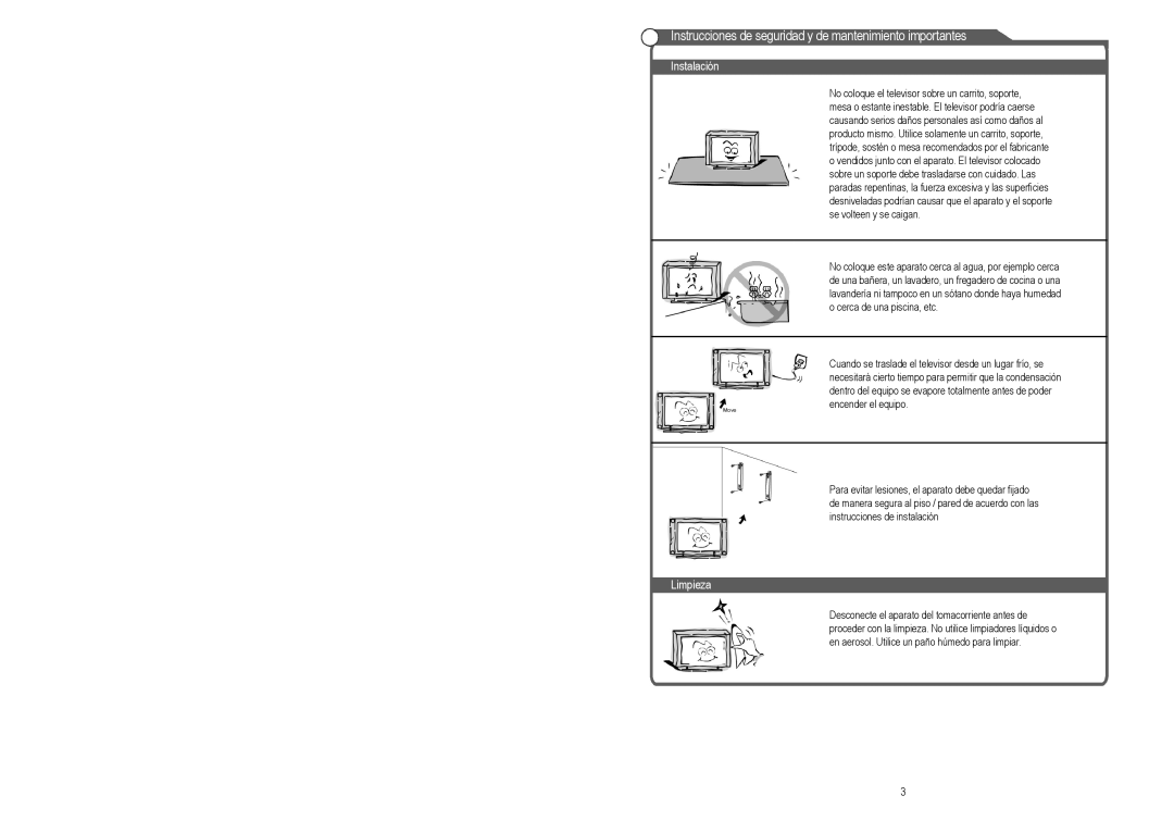 Continental Electric CELED48157 instruction manual Limpieza 