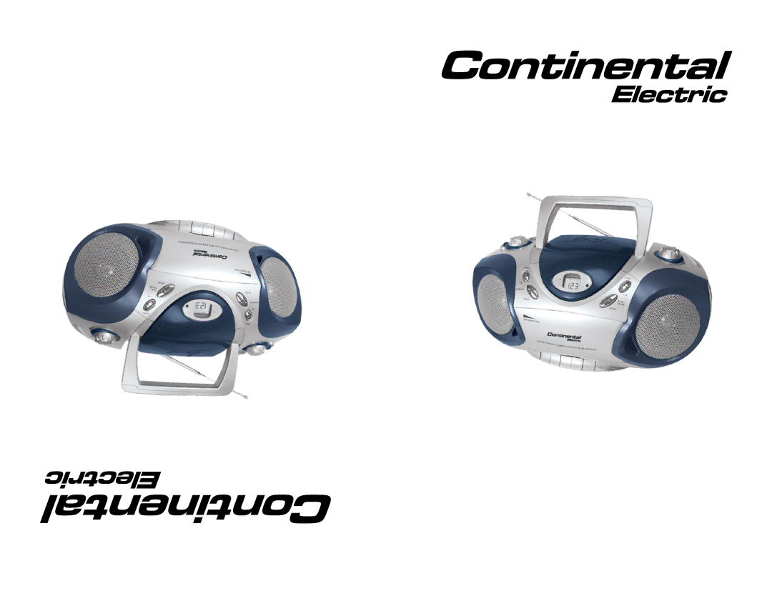 Continental Electric CEPD64381 instruction manual 