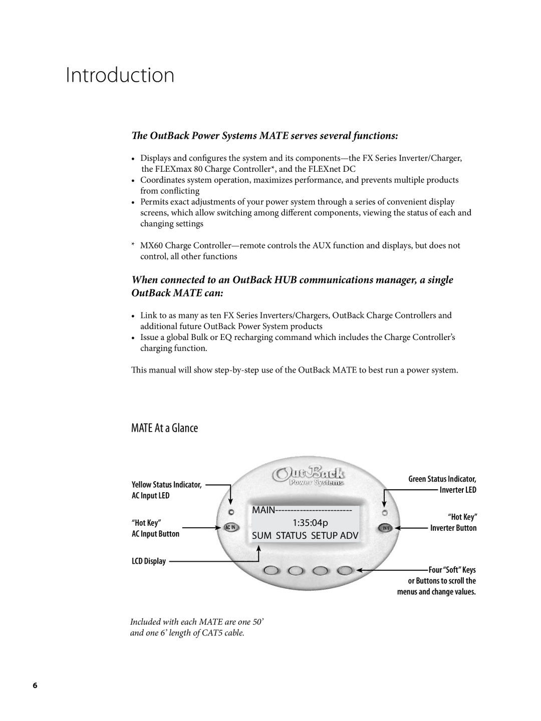 Continental Home MATE2 manual Introduction, Mate At a Glance 