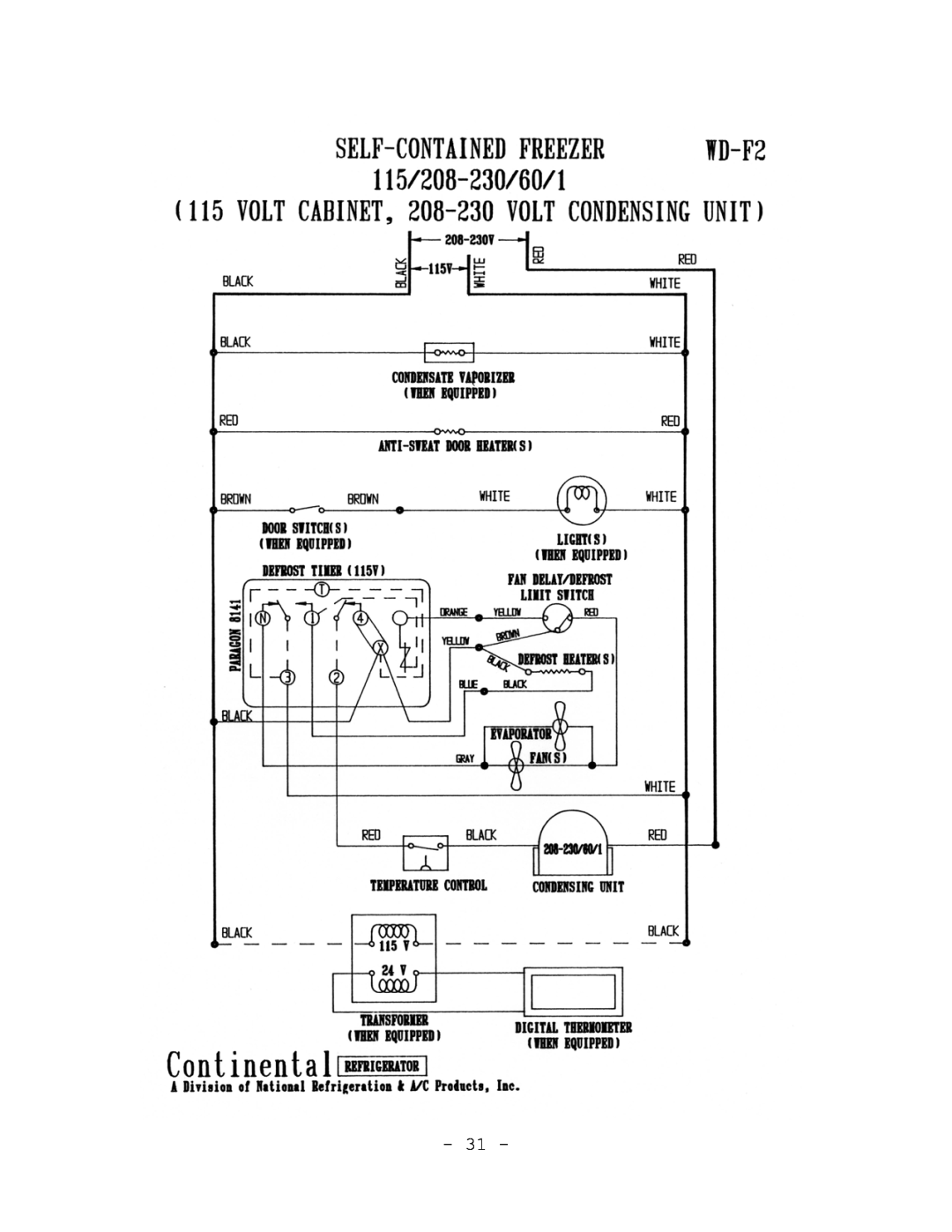Continental Refrigerator Refrigerators and Freezers instruction manual 