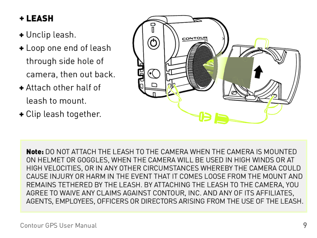 Contour 1400 manual + Leash 