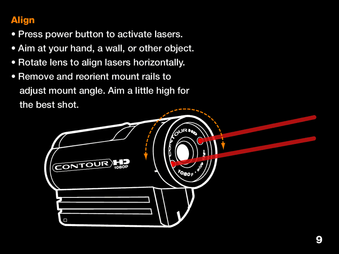 Contour ContourHD1080p, CHD1080p manual Align 