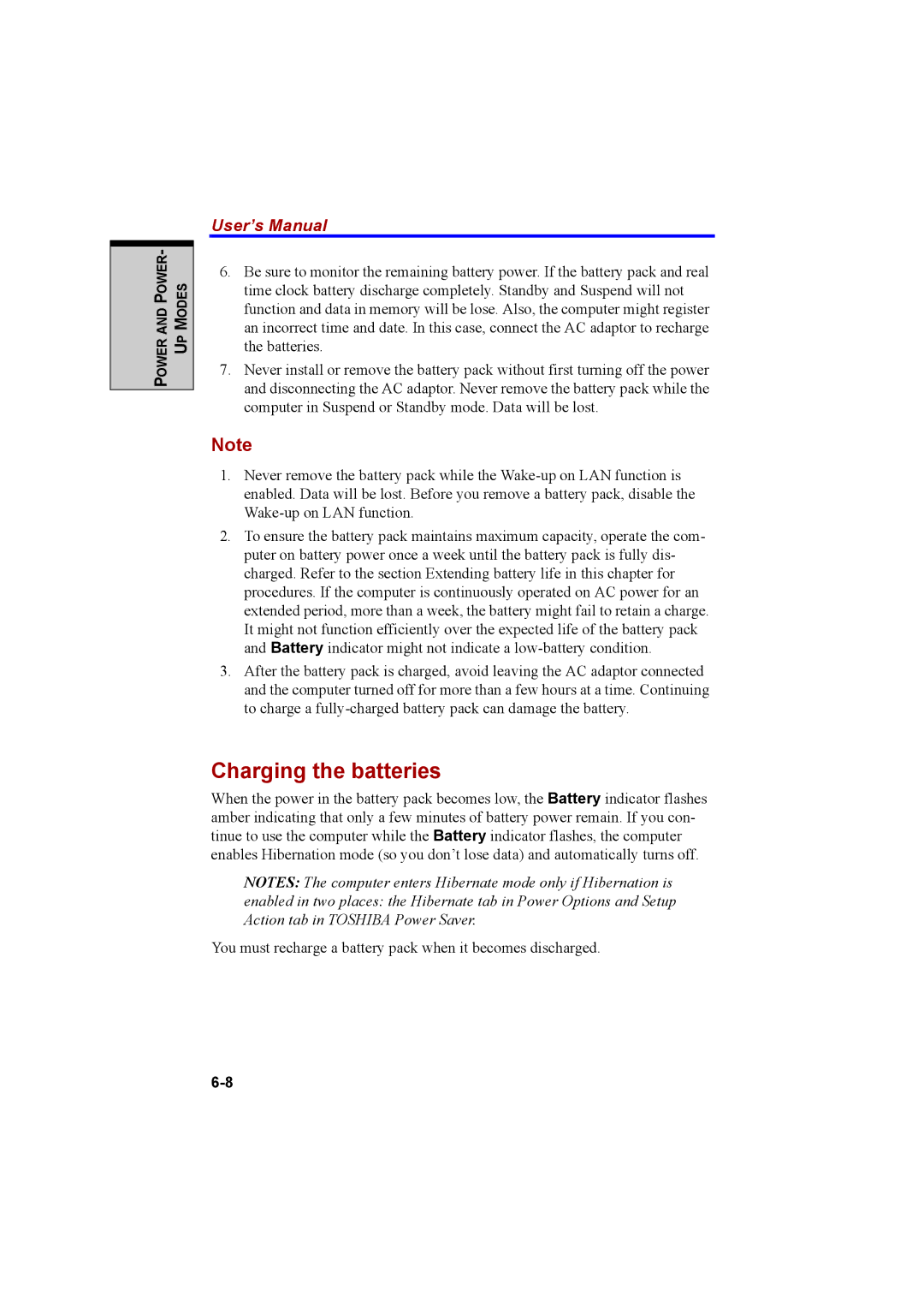 Cool-Lux A100 manual Charging the batteries 