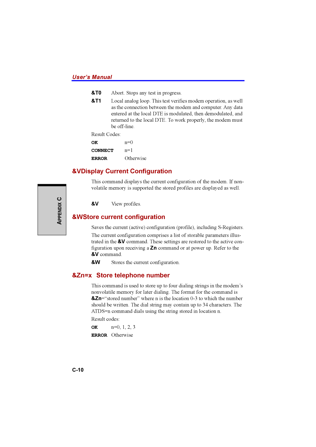 Cool-Lux A100 manual VDisplay Current Configuration, WStore current configuration, Zn=x Store telephone number 