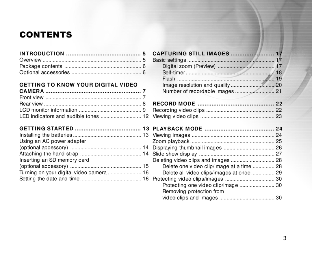 Cool-Lux DVR-200 manual Contents 