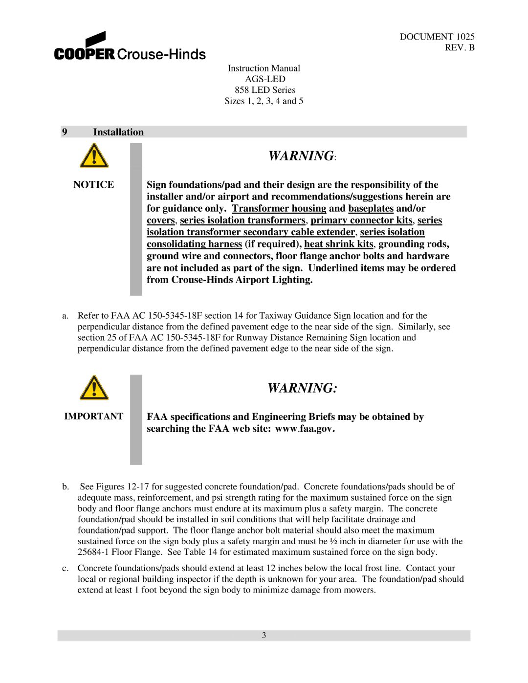 Cooper Bussmann 858 instruction manual LED Series 