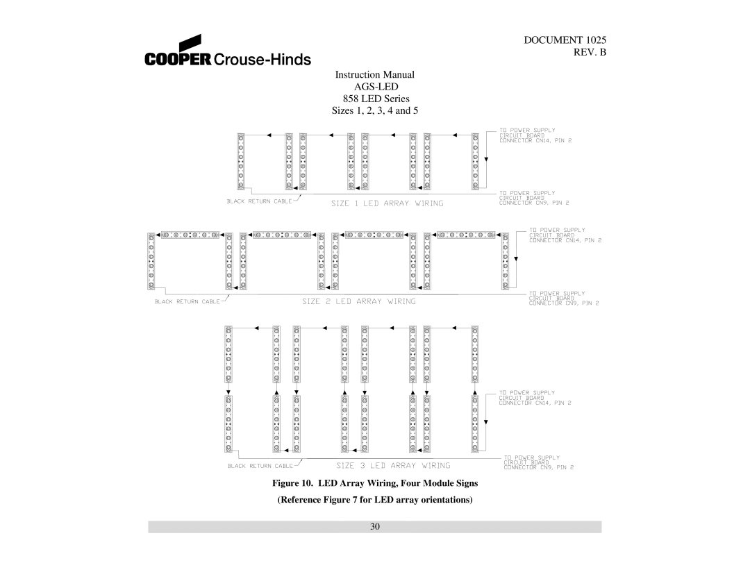 Cooper Bussmann 858 instruction manual Document REV. B AGS-LED 