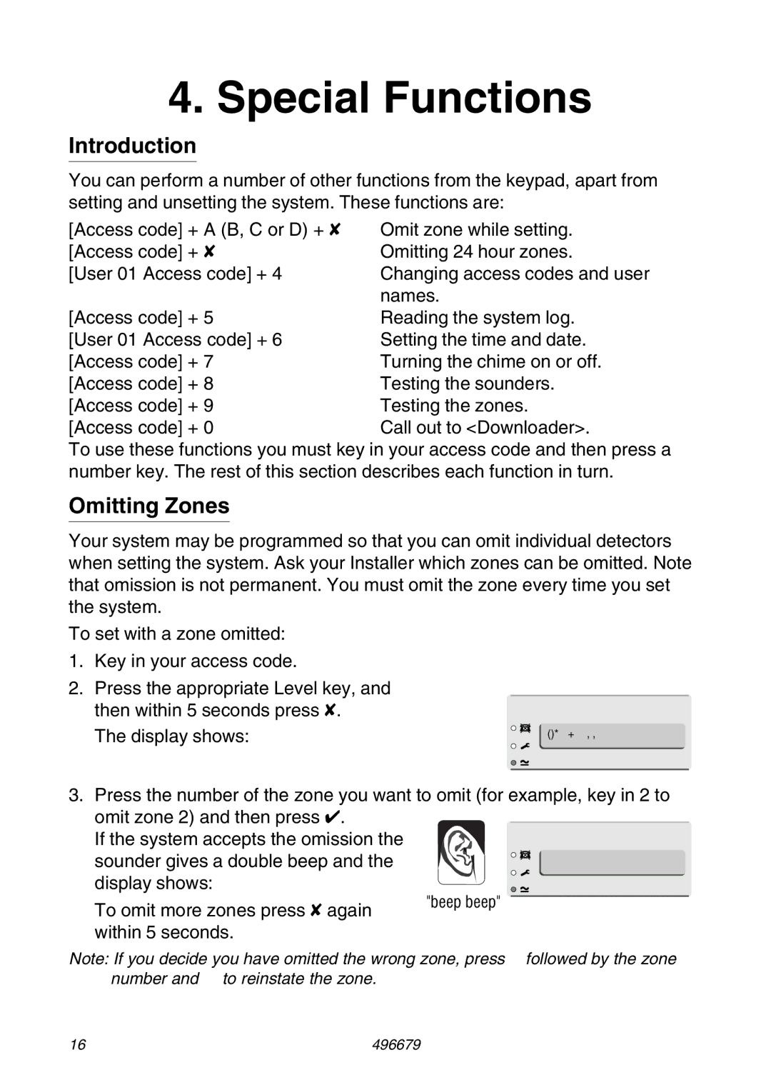 Cooper Bussmann 9752 manual Introduction, Omitting Zones 