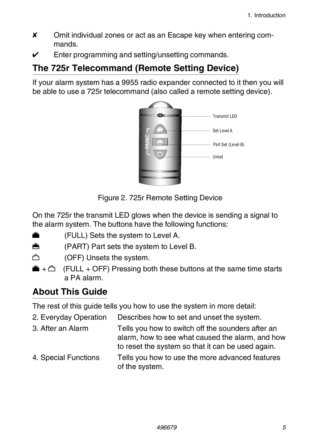 Cooper Bussmann 9752 manual 725r Telecommand Remote Setting Device, About This Guide 