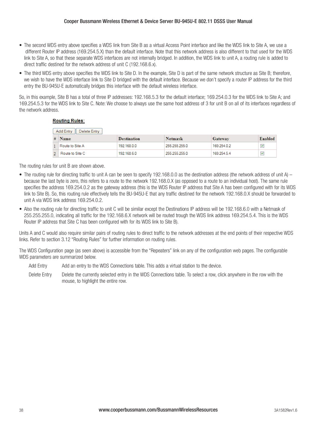 Cooper Bussmann BU-945U-E 802.11 DSSS user manual Mouse, to highlight the entire row 