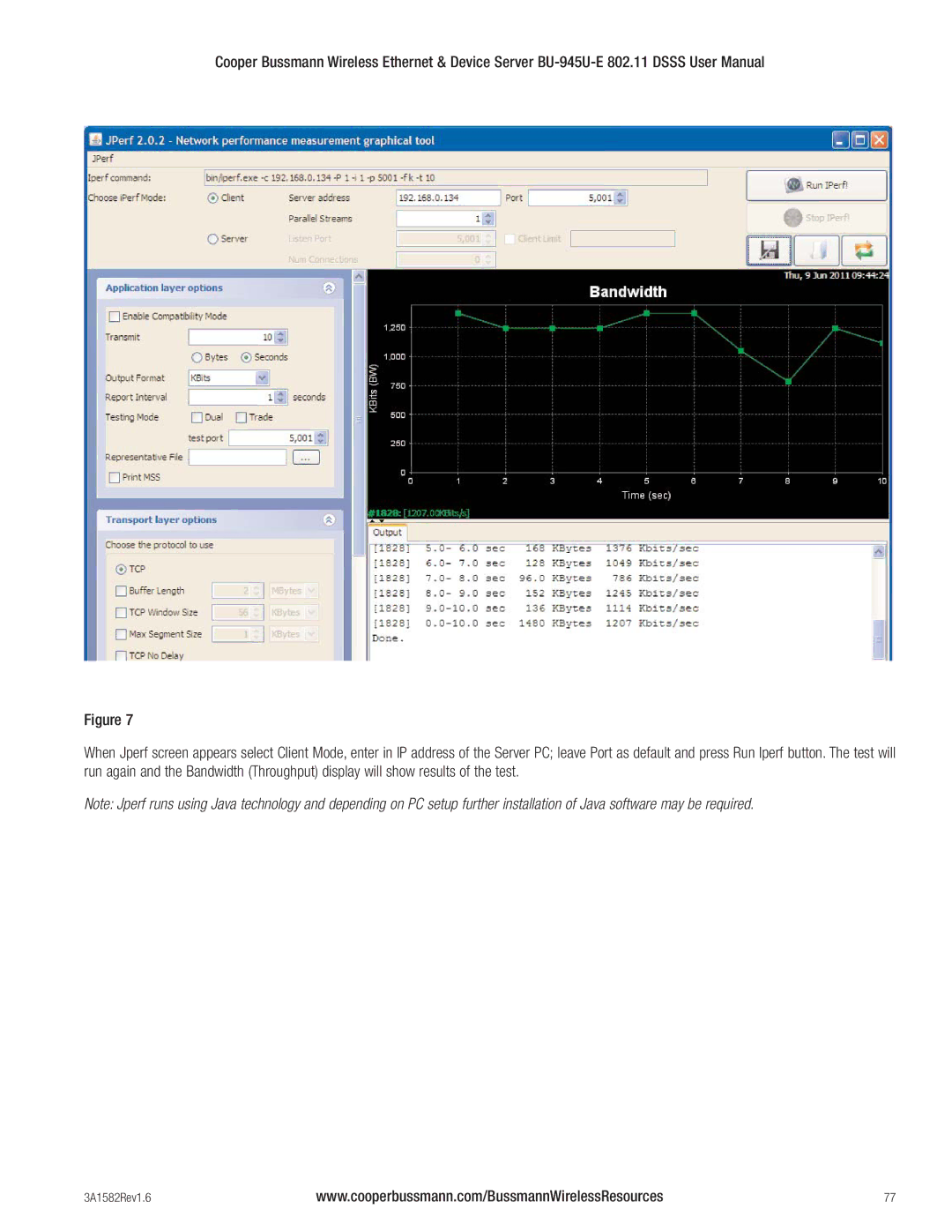 Cooper Bussmann BU-945U-E 802.11 DSSS user manual 3A1582Rev1.6 