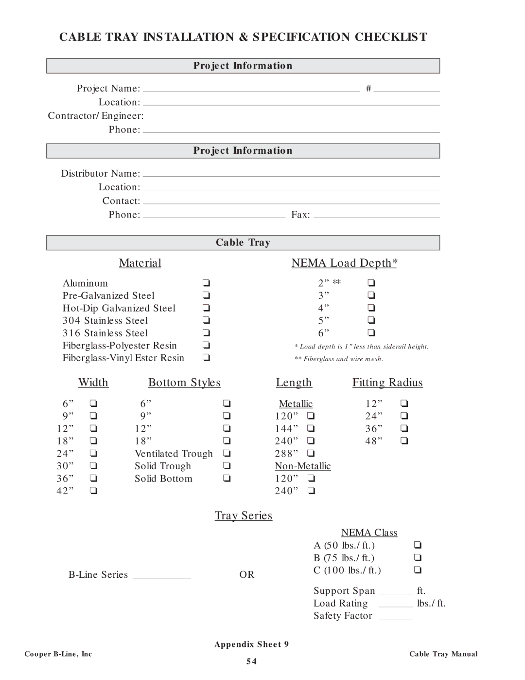 Cooper Bussmann CT02MAN manual Project Information, Fiberglass-Vinyl Ester Resin, Line Series 