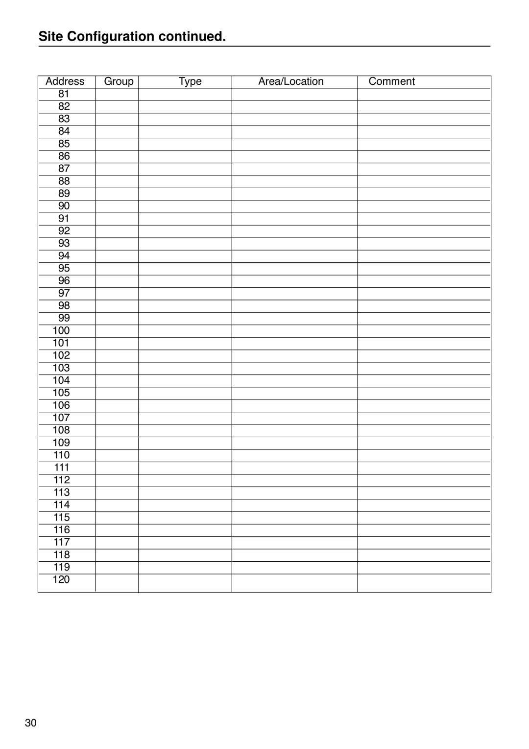 Cooper Lighting 1001 installation instructions Site Configuration 