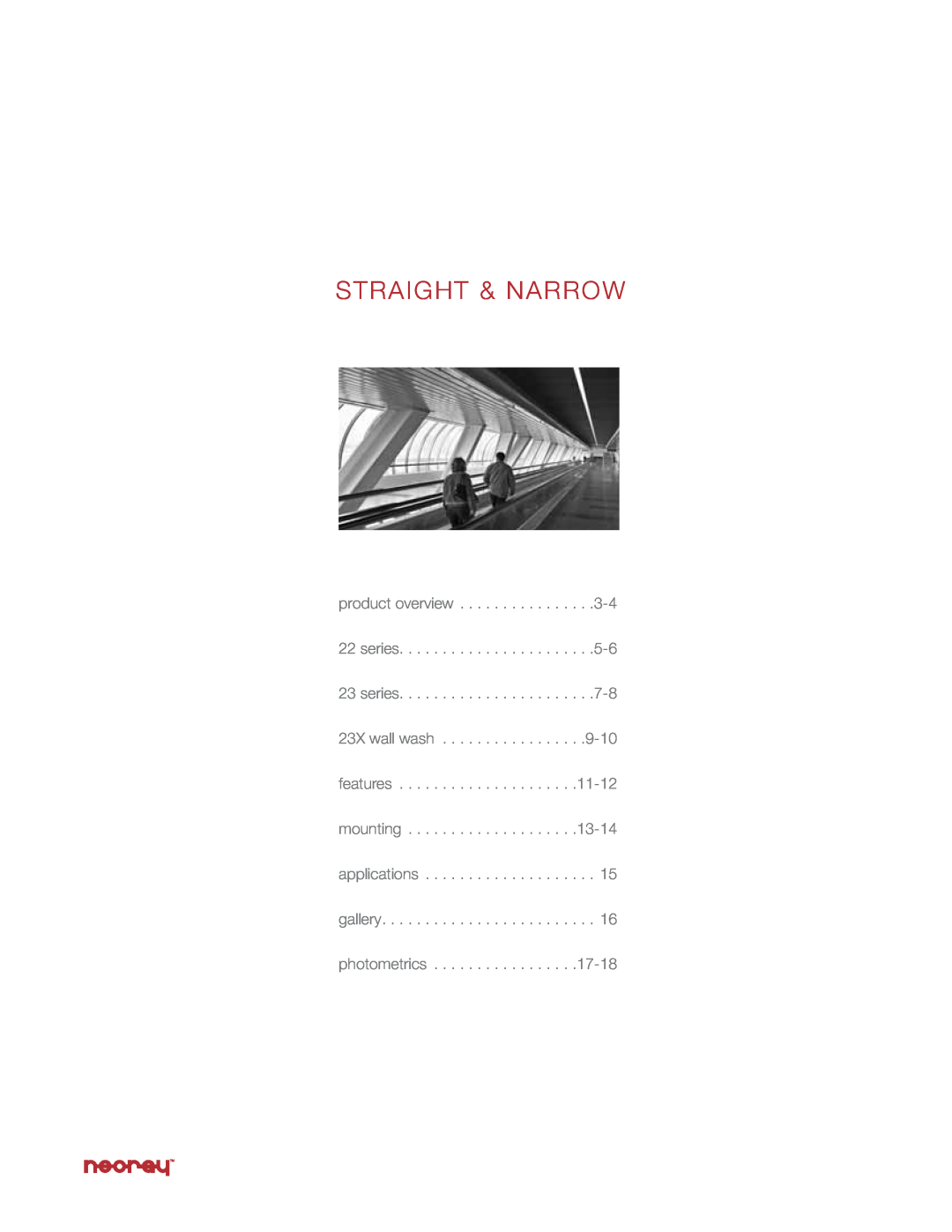 Cooper Lighting 23X manual Straight & Narrow 