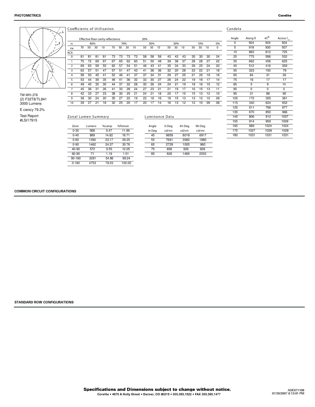 Cooper Lighting 2T8 specifications 100 104 108 