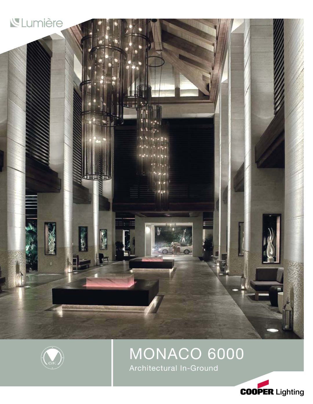 Cooper Lighting 6000 manual Monaco 