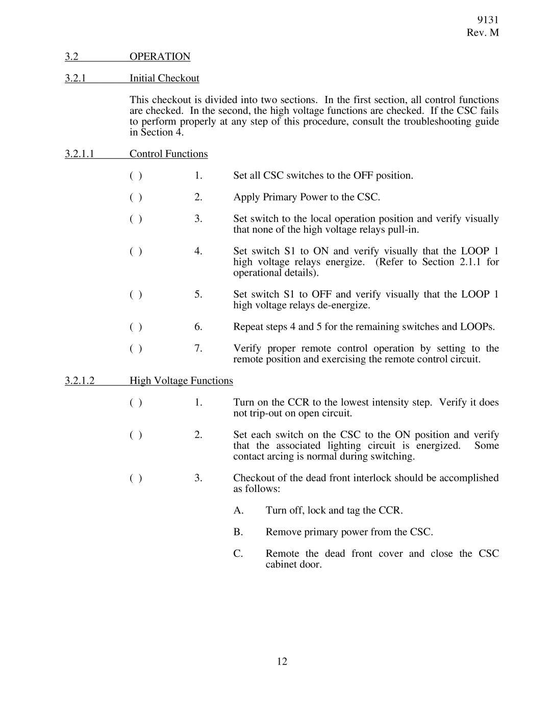 Cooper Lighting 84700 instruction manual 2OPERATION 