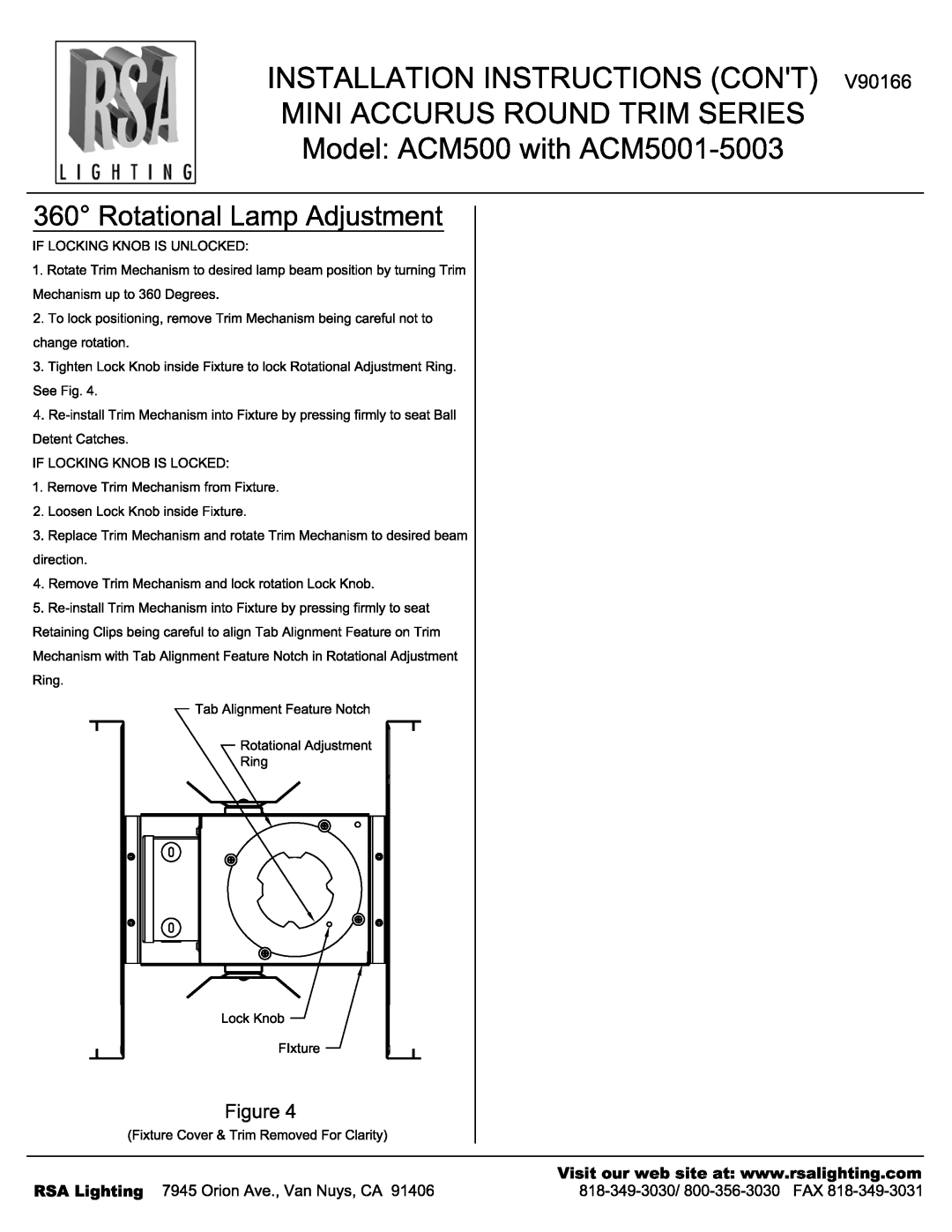 Cooper Lighting ACM5003, ACM5001 manual 