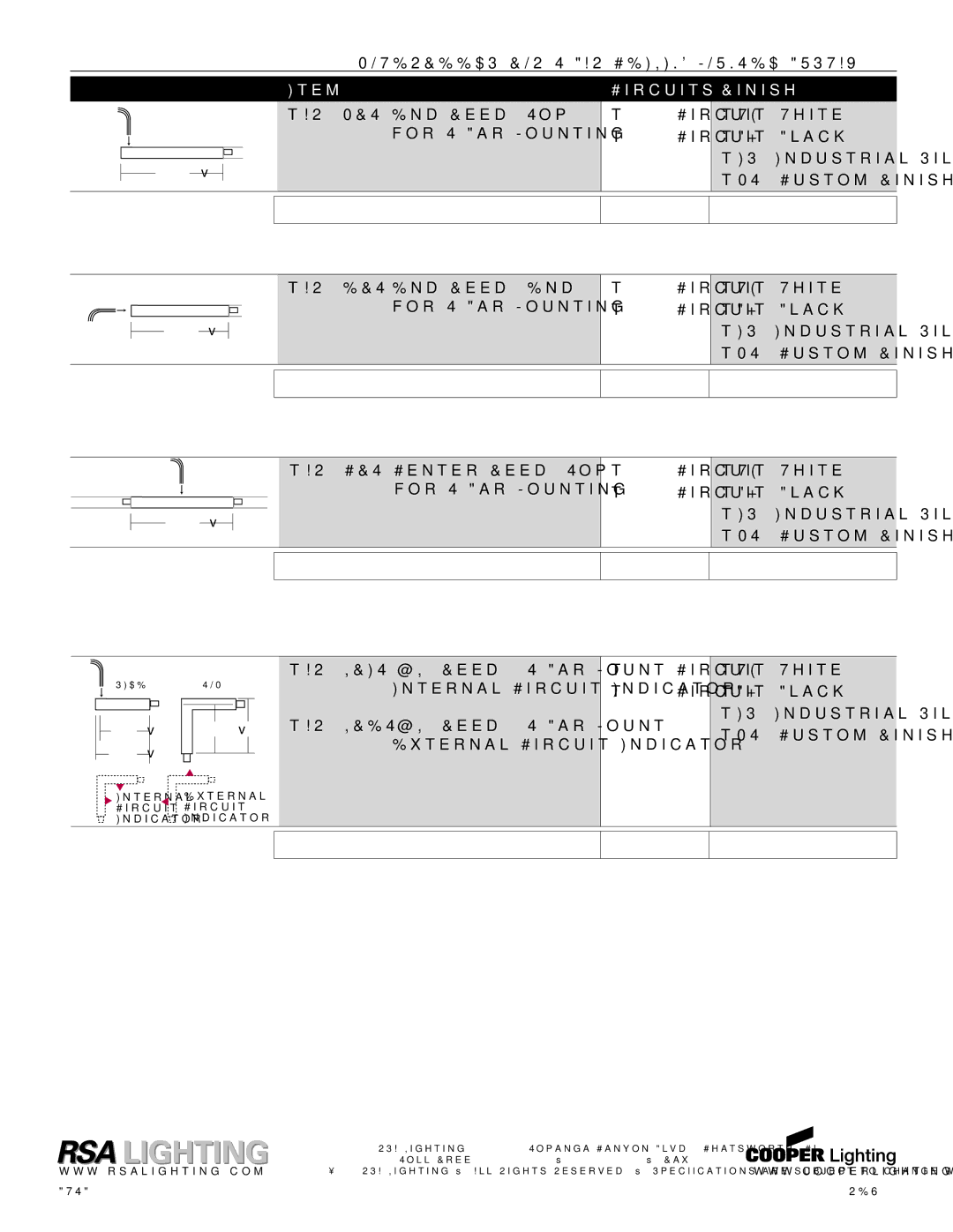 Cooper Lighting AR60T specifications Powerfeeds for T-BAR Ceiling Mounted Busway, AR60PFT, ‘L’ Feed T-Bar Mount 