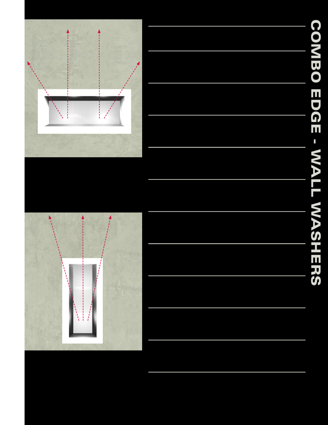 Cooper Lighting manual Combo Edge - Wall Washers 