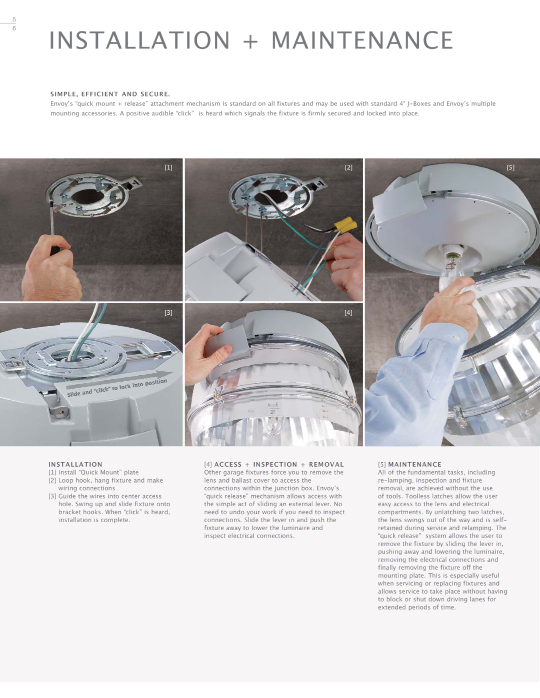 Cooper Lighting Envoy manual Installation + Maintenance, SIMPLE, Efficient and Secure 