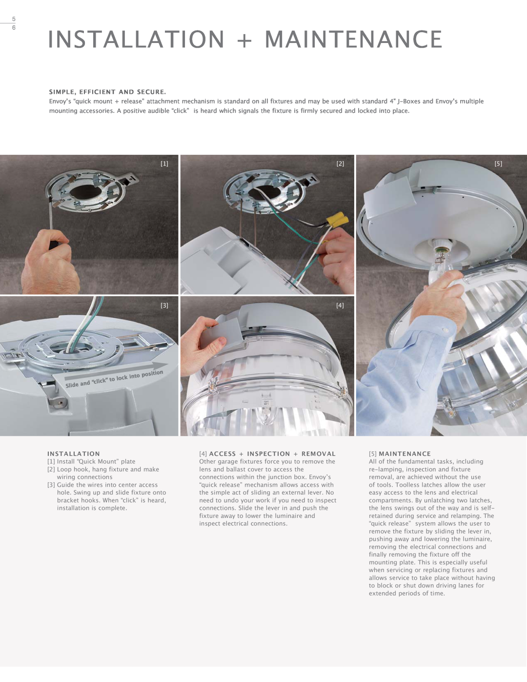 Cooper Lighting Envoy manual Installation + Maintenance, Simple, Efficient And Secure 