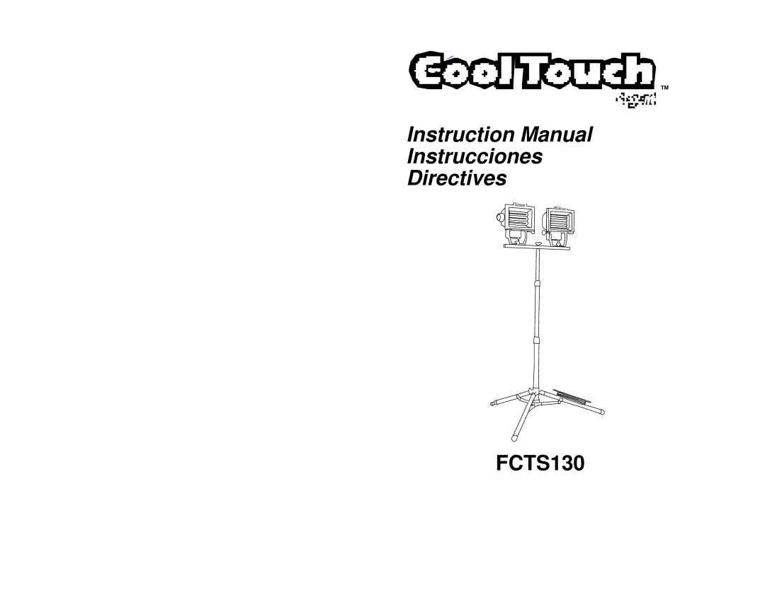 Cooper Lighting FCTS130 instruction manual Instrucciones Directives 