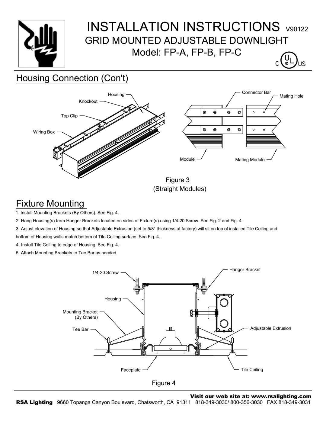 Cooper Lighting FP-C, FP-B, FP-A manual 