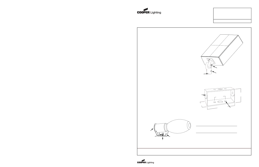 Cooper Lighting IMI-685 installation instructions Sheet 2 