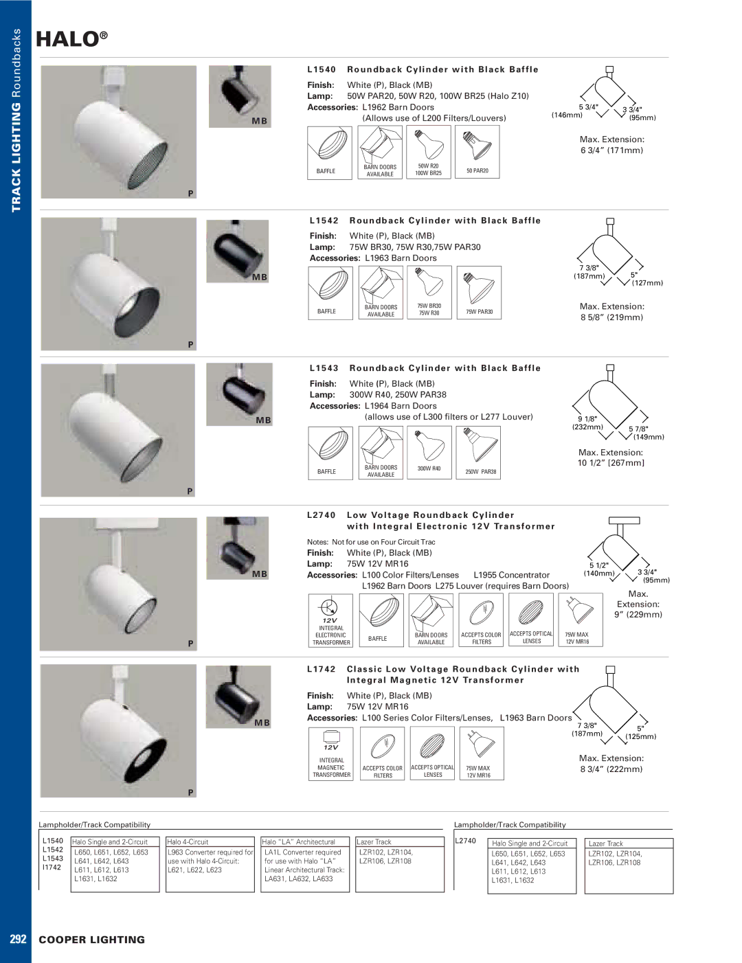 Cooper Lighting L2740, l1742 manual Halo 