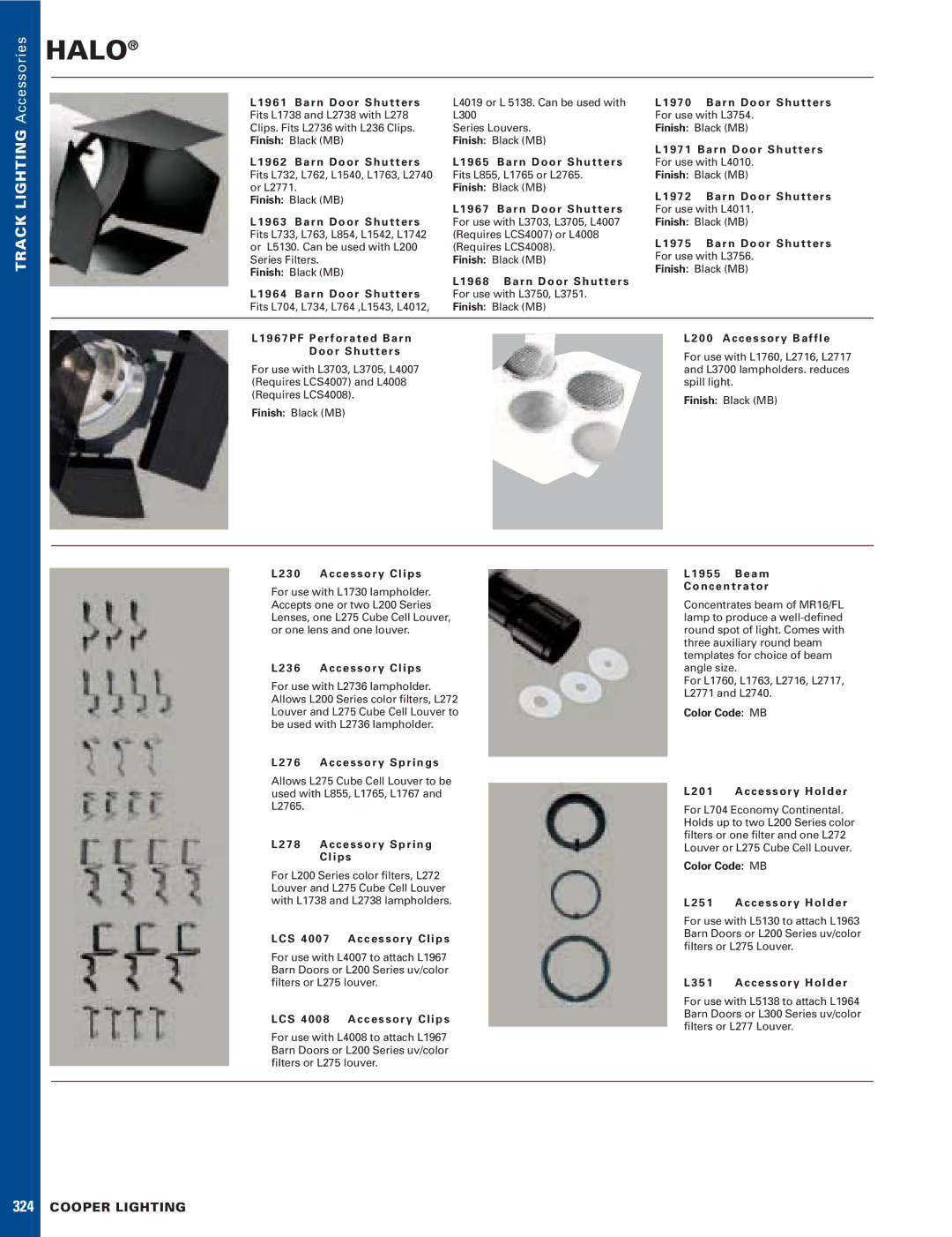 Cooper Lighting L704 9 6 1 B a r n D o o r S h u t t e r s, 9 7 0 B a r n D o o r S h u t t e r s, O r S h u t t e r s 