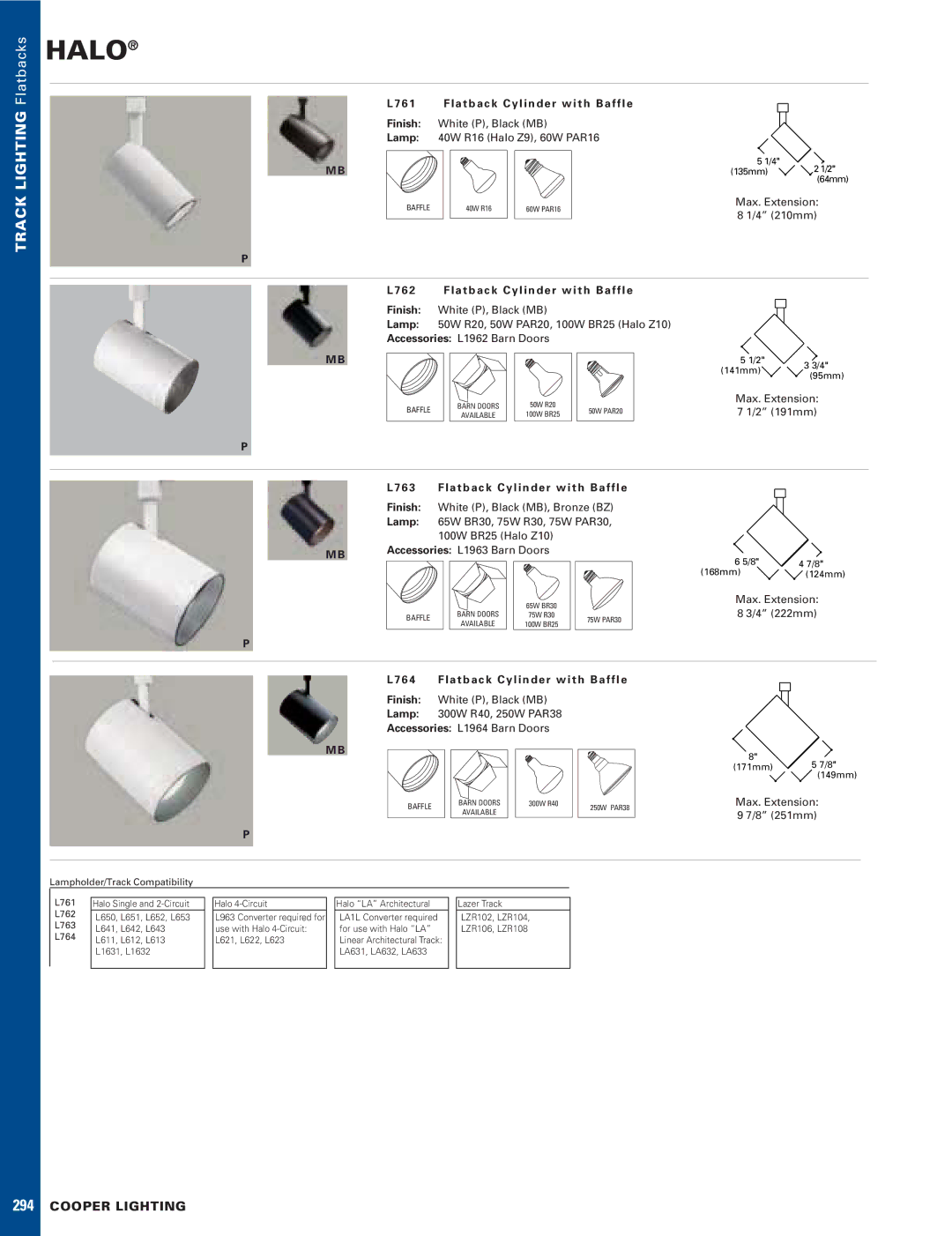 Cooper Lighting L762, L763, L764, L761 manual Halo 