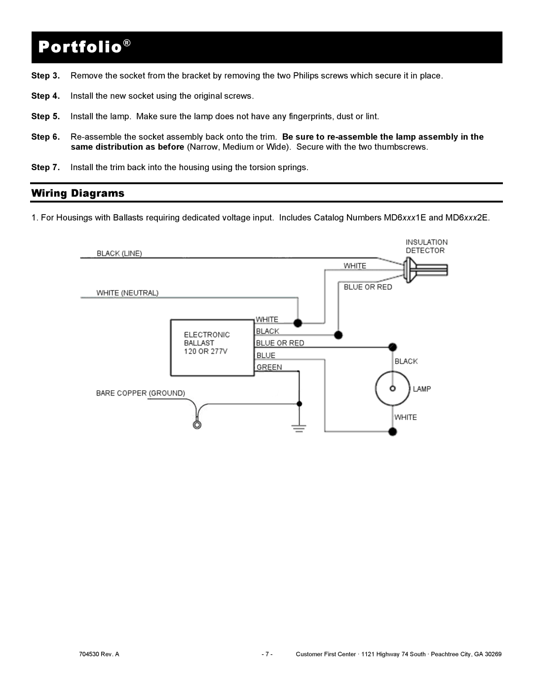 Cooper Lighting MD6CPxT4, MD6xT4, MD6xT6, MD6CPxT6 installation instructions Wiring Diagrams 