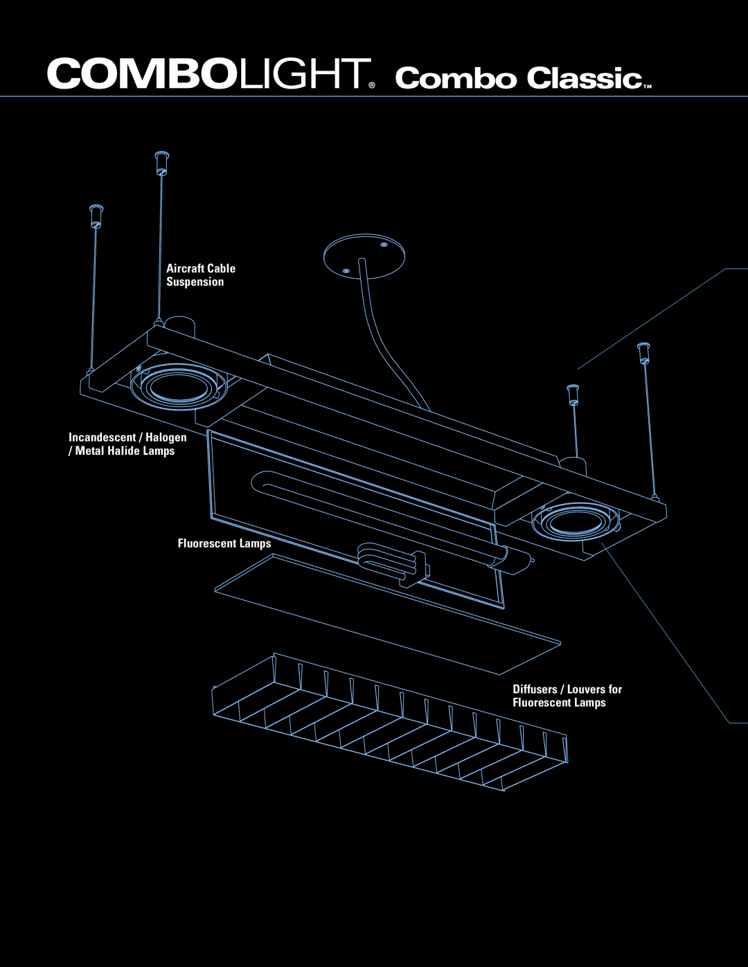 Cooper Lighting Suspended Series manual Combolight Combo Classic 