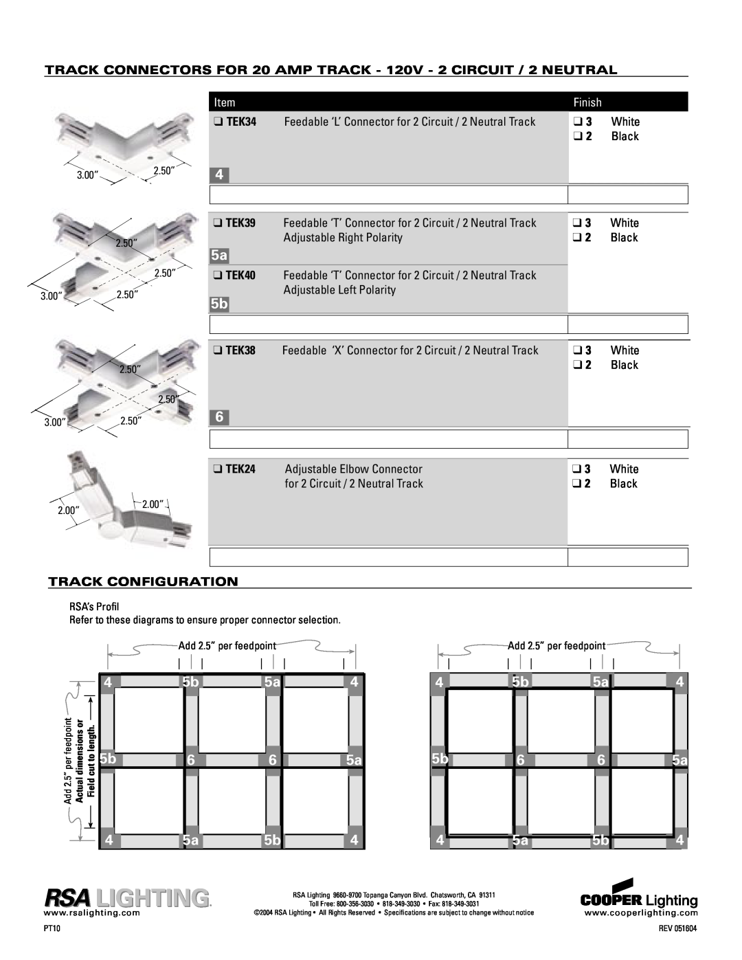 Cooper Lighting FTP4, TEK4 specifications 