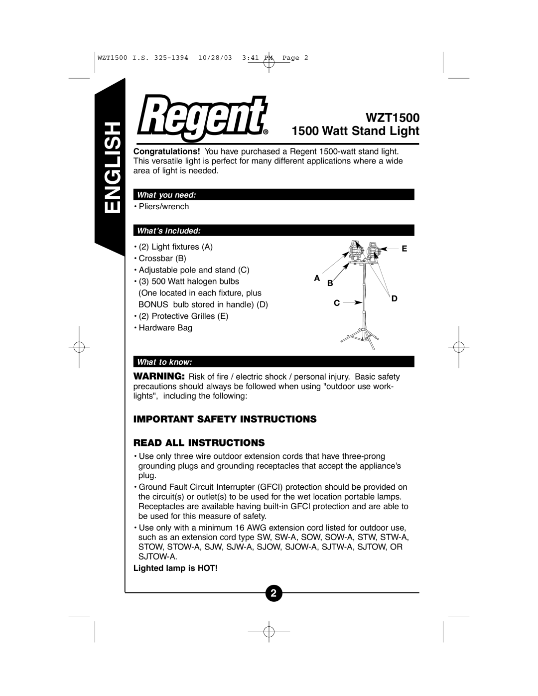 Cooper Lighting WZT1500 instruction manual What you need, What’s included, What to know 