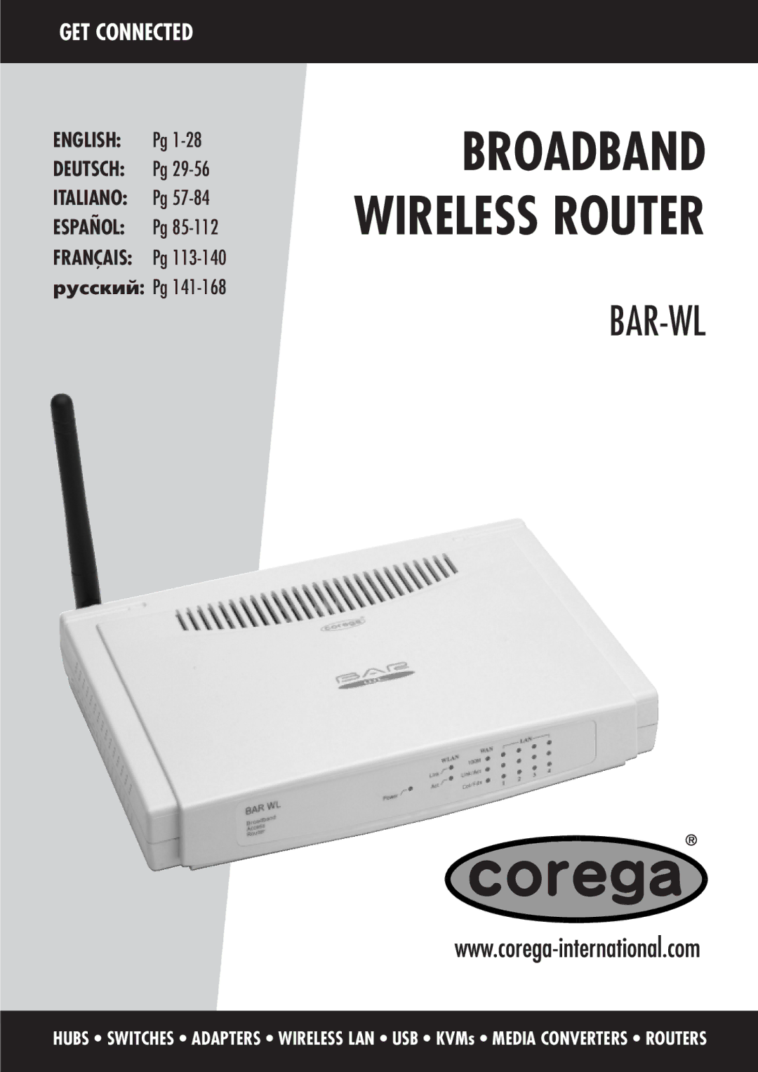 Corega 613-00041-01 manual Bar-Wl 