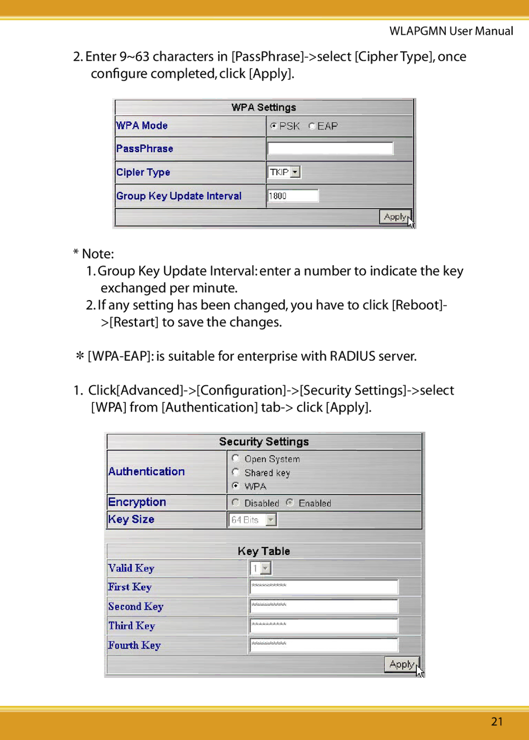 Corega CG-WLAPGMN user manual 